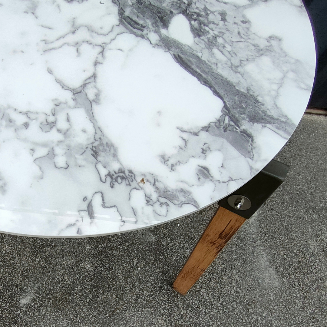 The Erlank War-of-the-Worlds Side Table WHITE