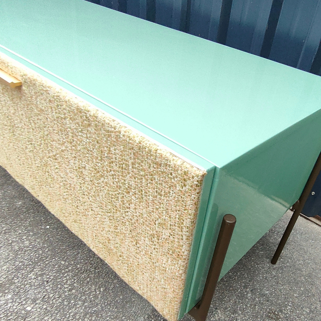 The Hi-Gloss TV Unit AQUA