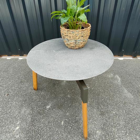 The Erlank War-of-the-Worlds Side Table GRAY Marble