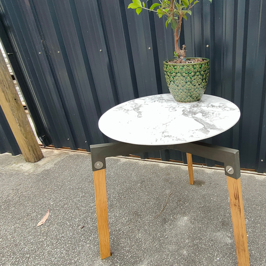 The Erlank War-of-the-Worlds Side Table WHITE