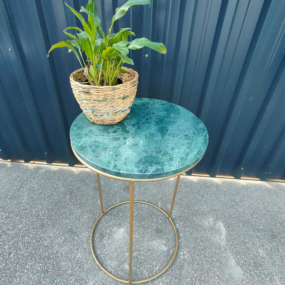 The Greeb Tall Table EMERALD