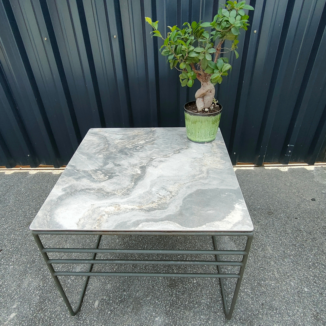 The Melanie Square Small Coffee Table GRAY