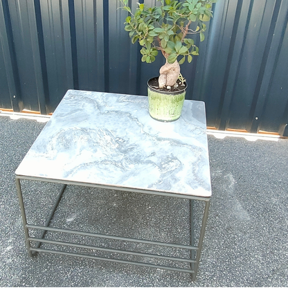 The Melanie Square Small Coffee Table GRAY