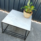 The Melanie Square Small Coffee Table WHITE