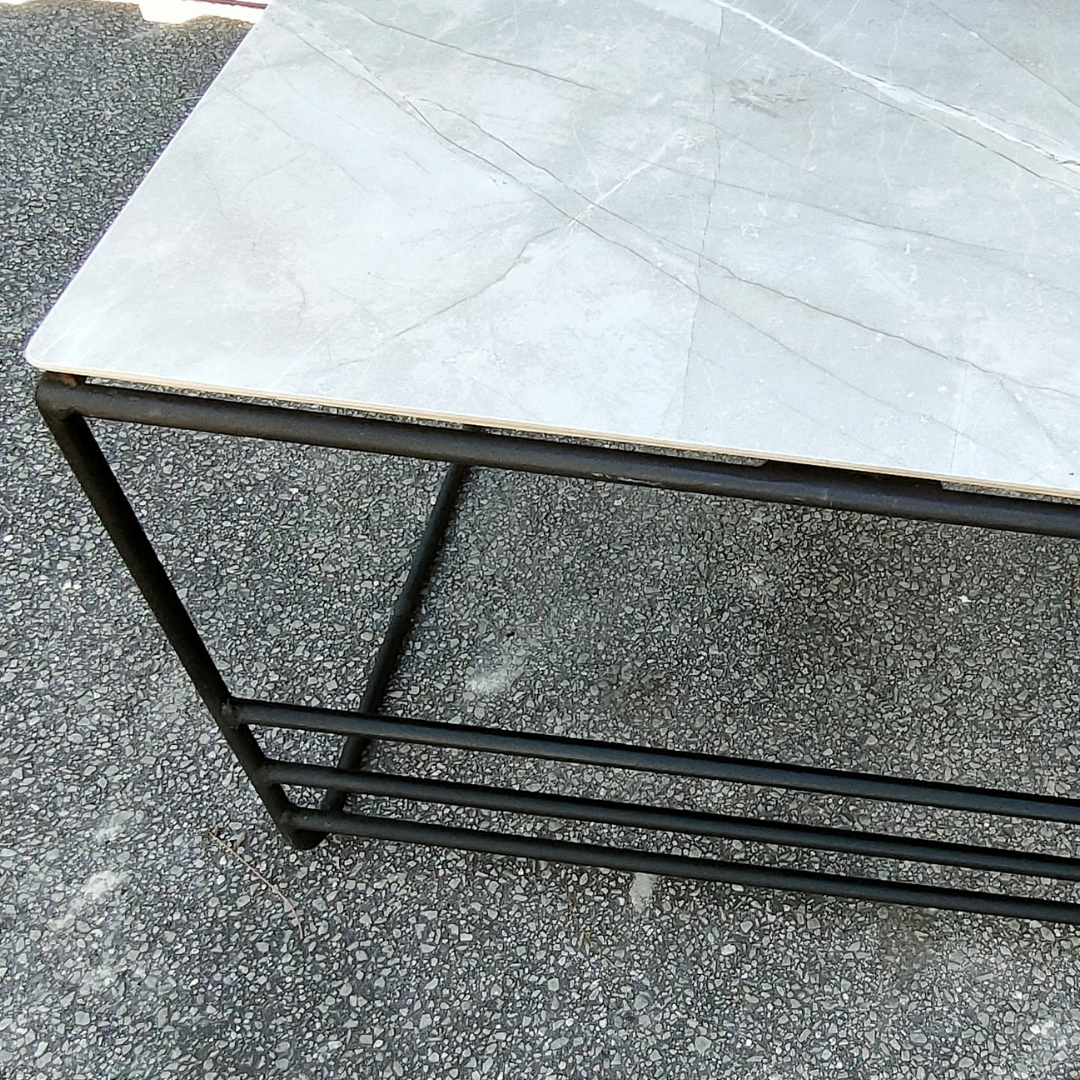 The Melanie Square Small Coffee Table WHITE
