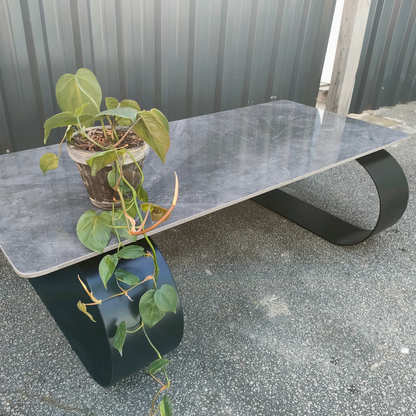 The Steve Oval Coffee Table GRAY