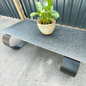 The Steve Oval Coffee Table GRAY/BLACK