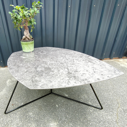 The Wax Shine Large Coffee Table GRAY