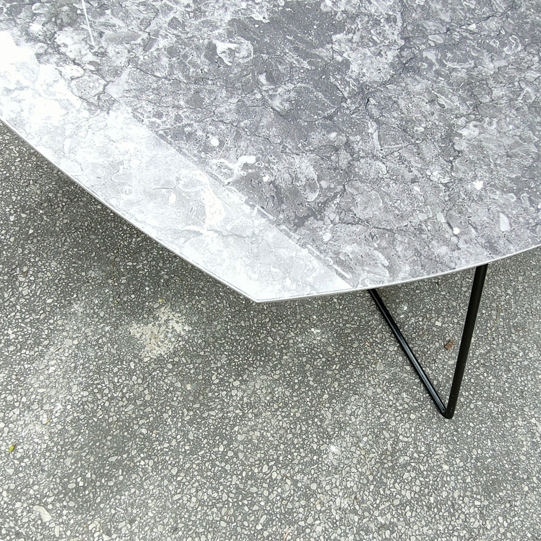 The Wax Shine Large Coffee Table GRAY